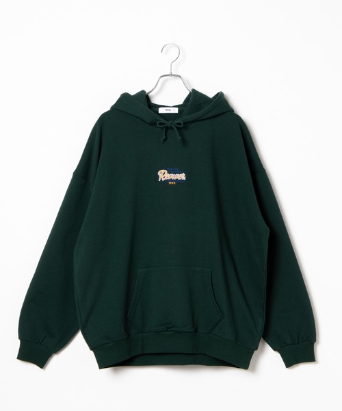 WEGO（ウィゴー）の「WEGO/ヘビーウエイトFACTORYロゴBIGプルパーカ（パーカー・メンズ・ダークグリーン/オートミール/ホワイト/ブルー・MEDIUM/LARGE）」の17枚目の写真