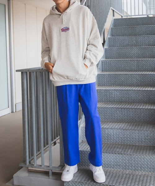 WEGO（ウィゴー）の「WEGO/ヘビーウエイトFACTORYロゴBIGプルパーカ（パーカー・メンズ・ダークグリーン/オートミール/ホワイト/ブルー・MEDIUM/LARGE）」の22枚目の写真