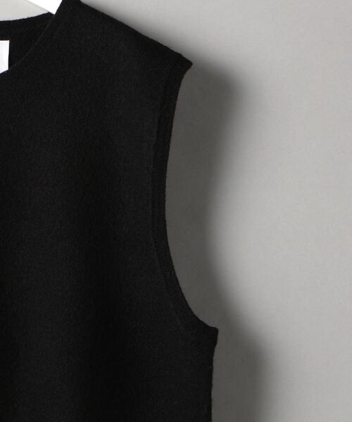 MHL.(エムエイチエル)の「<MHL.> FELTED D/W VEST/べスト(ベスト・メンズ・ブラック・L)」の4枚目の写真