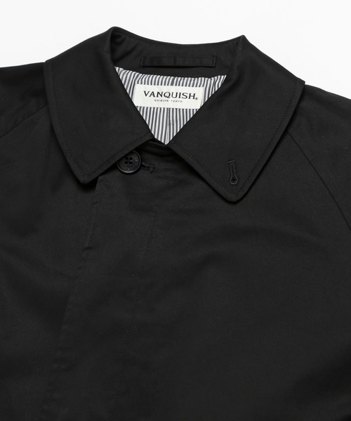 VANQUISH（ヴァンキッシュ）の「ステンカラーコート（ステンカラーコート・メンズ・サックスブルー・S）」の5枚目の写真