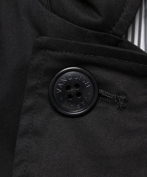 VANQUISH（ヴァンキッシュ）の「ステンカラーコート（ステンカラーコート・メンズ・サックスブルー・S）」の6枚目の写真