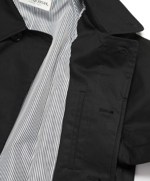 VANQUISH（ヴァンキッシュ）の「ステンカラーコート（ステンカラーコート・メンズ・サックスブルー・S）」の10枚目の写真