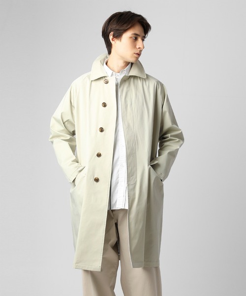 VANQUISH（ヴァンキッシュ）の「ステンカラーコート（ステンカラーコート・メンズ・サックスブルー・S）」の11枚目の写真