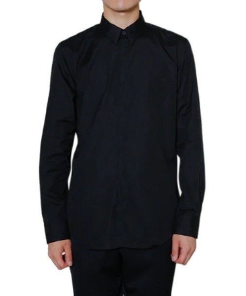 JOHN LAWRENCE SULLIVAN（ジョンローレンスサリバン）の「BROADCLOTH BUTTON DOWN SHIRT（シャツ/ブラウス・メンズ・ネイビー/ホワイト/ブラック・36/34/38/46/44/42/48/50）」の6枚目の写真