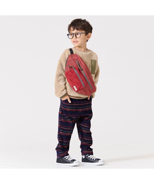 BREEZE（ブリーズ）の「チェックテーパードパンツ（その他パンツ・キッズ・ブルー/ブラウン/ネイビー・90/100/110/120/130/140/150）」の14枚目の写真