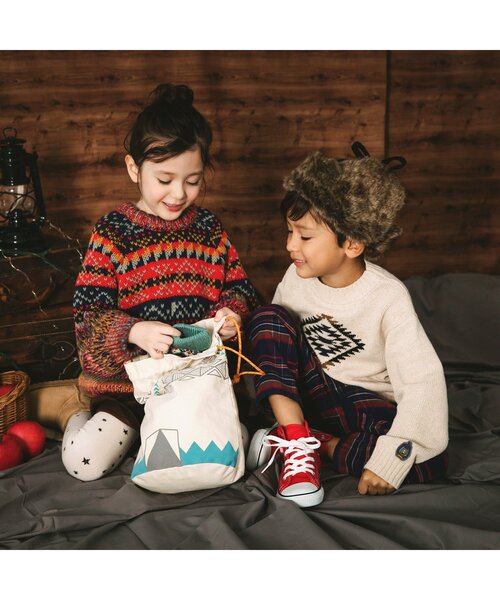 BREEZE（ブリーズ）の「チェックテーパードパンツ（その他パンツ・キッズ・ブルー/ブラウン/ネイビー・90/100/110/120/130/140/150）」の19枚目の写真