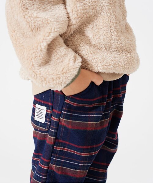 BREEZE（ブリーズ）の「チェックテーパードパンツ（その他パンツ・キッズ・ブルー/ブラウン/ネイビー・90/100/110/120/130/140/150）」の12枚目の写真