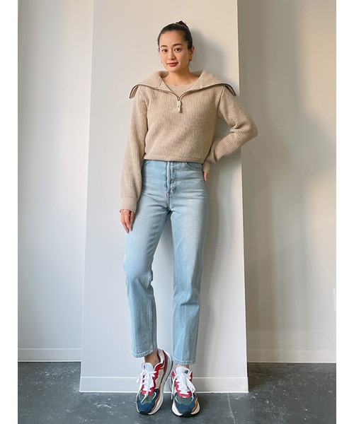 Vicente(ヴィセンテ)の「Layered knit(ニット/セーター・レディース・ベージュ/ブルー/ブラック・FREE)」の18枚目の写真