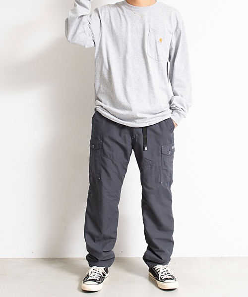 OUTDOOR PRODUCTS（アウトドアプロダクツ）の「『OUTDOOR/アウトドア』ポリビーチ裏フリースカーゴパンツ（カーゴパンツ・メンズ・グレー/ダークオリーブ/ベージュ系その他/ブラック・L/XL/M）」の20枚目の写真