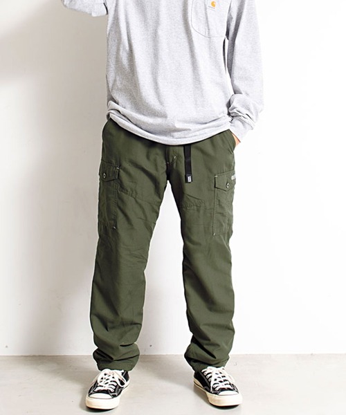 OUTDOOR PRODUCTS（アウトドアプロダクツ）の「『OUTDOOR/アウトドア』ポリビーチ裏フリースカーゴパンツ（カーゴパンツ・メンズ・グレー/ダークオリーブ/ベージュ系その他/ブラック・L/XL/M）」の21枚目の写真