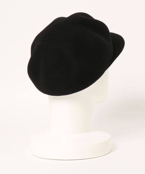 ANDGEEBEE（アンジービー）の「ウールキャスケット（キャスケット・レディース・ブラック・FREE）」の2枚目の写真