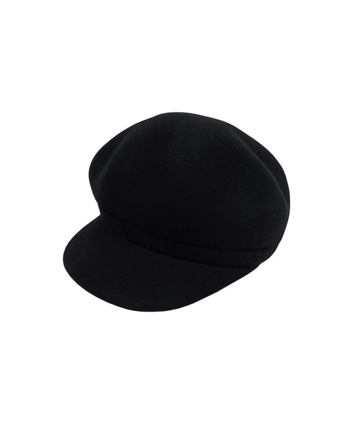 ANDGEEBEE（アンジービー）の「ウールキャスケット（キャスケット・レディース・ブラック・FREE）」の3枚目の写真