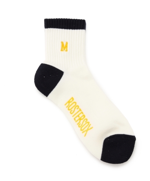 BEAMS BOY（ビームスボーイ）の「ROSTER SOCKS / EMBLEM SOX（ソックス/靴下・レディース・ホワイト/グレー/ネイビー・ONE SIZE）」の16枚目の写真