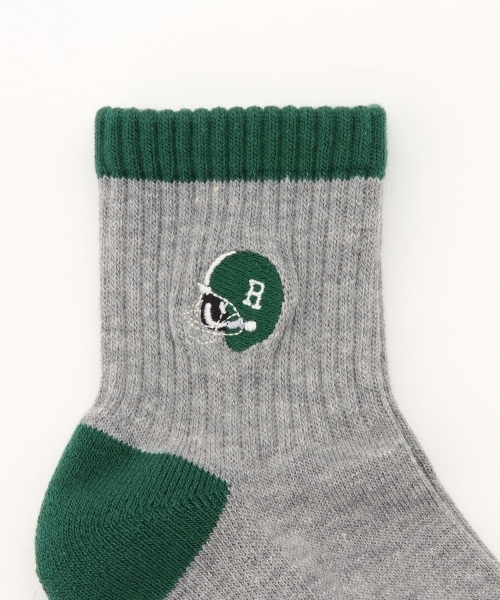 BEAMS BOY（ビームスボーイ）の「ROSTER SOCKS / EMBLEM SOX（ソックス/靴下・レディース・ホワイト/グレー/ネイビー・ONE SIZE）」の9枚目の写真