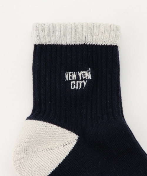 BEAMS BOY（ビームスボーイ）の「ROSTER SOCKS / EMBLEM SOX（ソックス/靴下・レディース・ホワイト/グレー/ネイビー・ONE SIZE）」の12枚目の写真