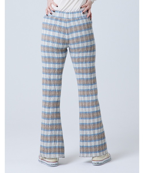 【セール】Flannel shirring pants（その他パンツ）｜Little sunny bite（リトルサニーバイト）