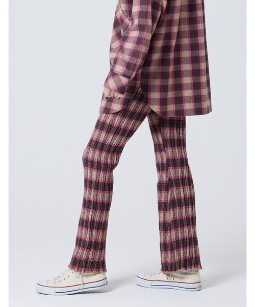 【セール】Flannel shirring pants（その他パンツ）｜Little sunny bite（リトルサニーバイト）