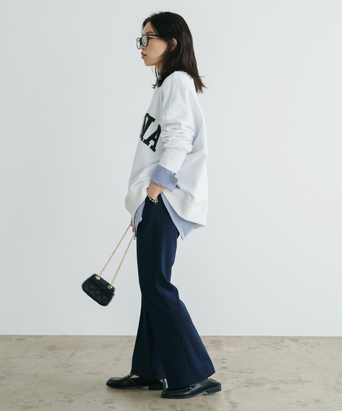 LOUNGEDRESS（ラウンジドレス）の「2WAYロゴプルオーバー（パーカー