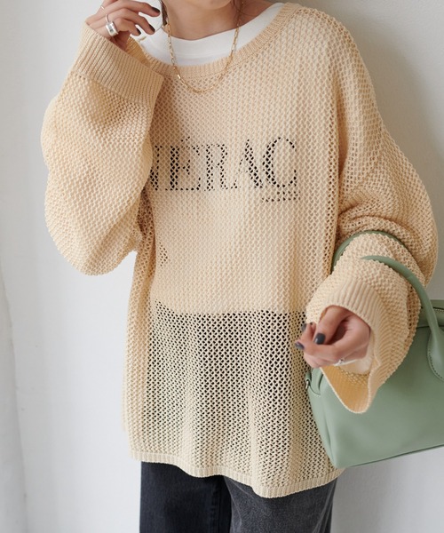 DISCOAT（ディスコート）の「NERACプリントロングTシャツ（Tシャツ/カットソー・レディース・オフホワイト/ブラック/ライトグレー・FREE）」の17枚目の写真