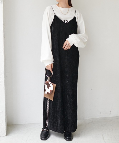 DISCOAT（ディスコート）の「NERACプリントロングTシャツ（Tシャツ/カットソー・レディース・オフホワイト/ブラック/ライトグレー・FREE）」の20枚目の写真