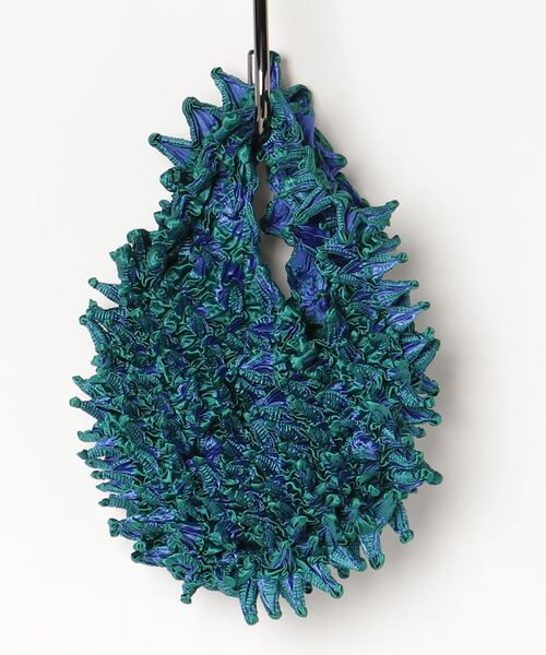 BUNZABURO（ブンザブロウ）の「BAI SHIBORI PETIT BAG TIE DYE（ハンドバッグ・メンズ・ブルー・FREE）」の5枚目の写真