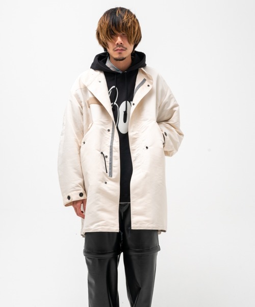 EFFECTEN(エフェクテン)の「【effecten/エフェクテン】comfy Mods coat(モッズコート・メンズ・ブラック/クリーム・FREE)」の3枚目の写真