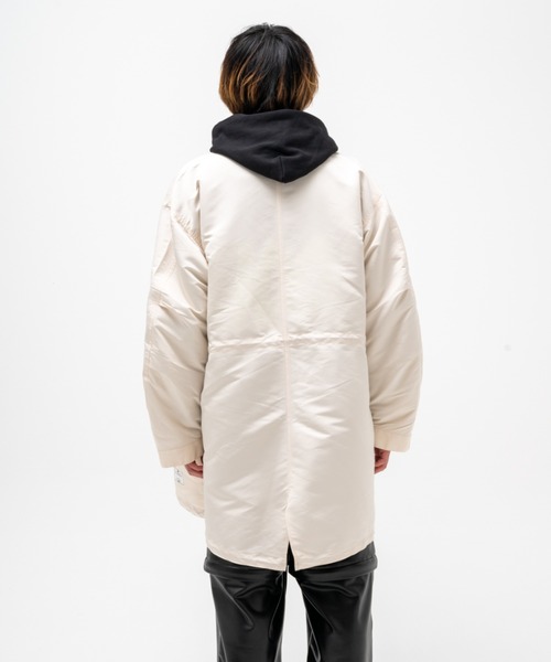 EFFECTEN(エフェクテン)の「【effecten/エフェクテン】comfy Mods coat(モッズコート・メンズ・ブラック/クリーム・FREE)」の14枚目の写真