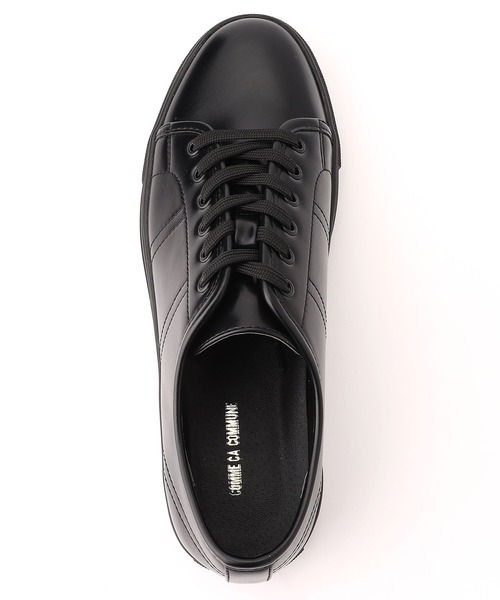 COMME　CA COMMUNE（コムサコミューン）の「コートタイプ スニーカー（スニーカー・メンズ・ホワイト/ブラック・25cm/26cm/27cm）」の5枚目の写真