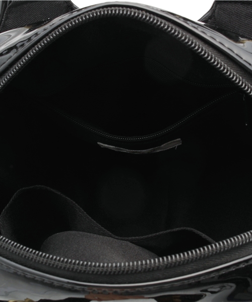 OUTLET（アウトレット）の「【Chez toi】エナメル2WAYショルダー（ショルダーバッグ・レディース・ピンク/ベージュ/ブラック・FREE）」の8枚目の写真
