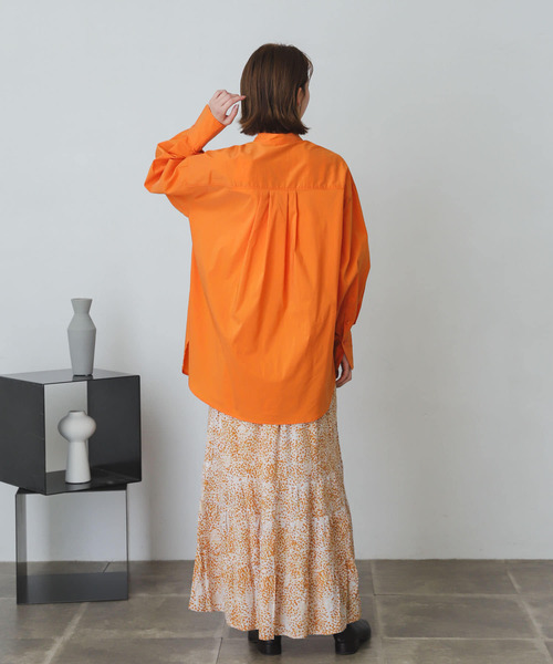 SENSE OF PLACE by URBAN RESEARCH（センスオブプレイスバイアーバンリサーチ）の「ティアードスカート（スカート・レディース・ブルー系その他/ライトベージュ/オレンジ系その他/ブラック/イエロー/グリーン/ブルー・ONE）」の11枚目の写真