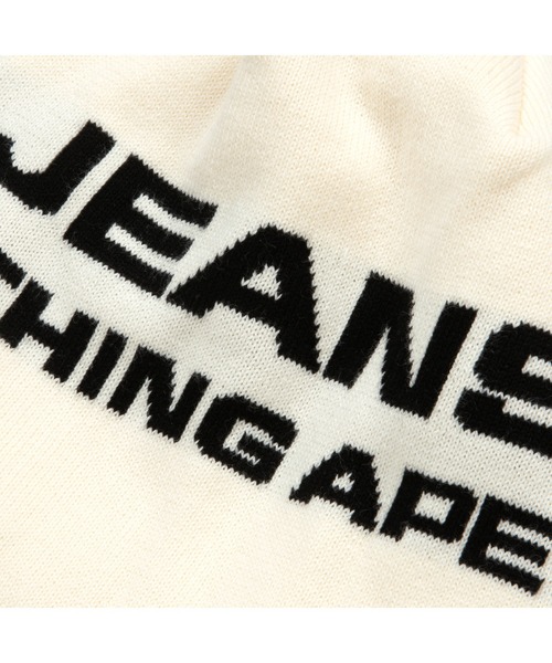 AAPE BY A BATHING APE（エーエイプバイアベイシングエイプ）の「Tommy x AAPE Logo Jacquard Knit Cap（ニットキャップ/ビーニー・メンズ・Navy/ブラック/アイボリー・FREE）」の7枚目の写真