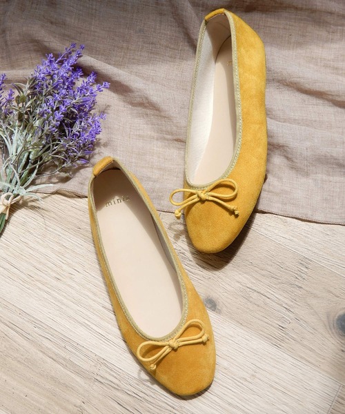 minia（ミニア）の「フラットバレエ　◇（バレエシューズ・レディース・シルバー系/ゴールド系/ブラック/パープル/イエロー/ライトベージュ/ブラック系その他/レッド/ゴールド系その他/シルバー/ブラック系その他2・L/S/LL/M）」の6枚目の写真