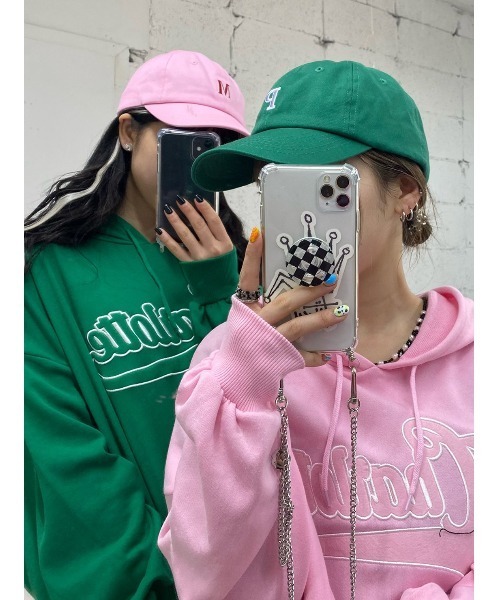 WC（ダブル シー）の「ロゴビッグプルパーカー（パーカー・レディース・ブラウン/ピンク/グリーン/ブラック・FREE）」の12枚目の写真