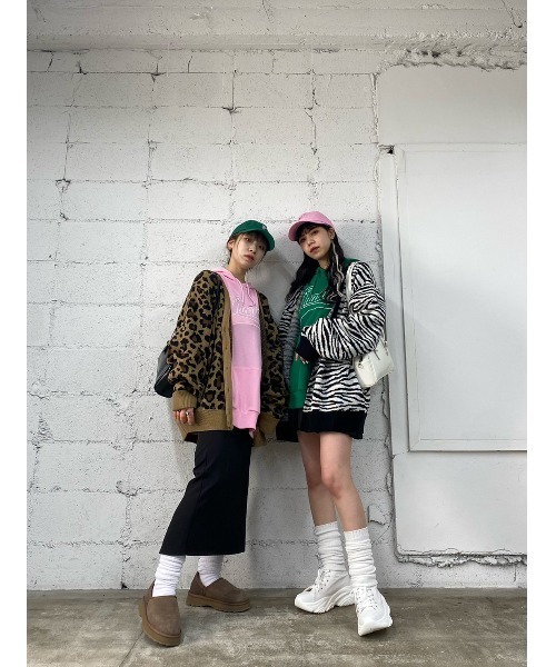 WC（ダブル シー）の「ロゴビッグプルパーカー（パーカー・レディース・ブラウン/ピンク/グリーン/ブラック・FREE）」の21枚目の写真