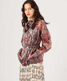 ISABEL MARANT OLAZ ポリエステルナイロン プリントブルゾン