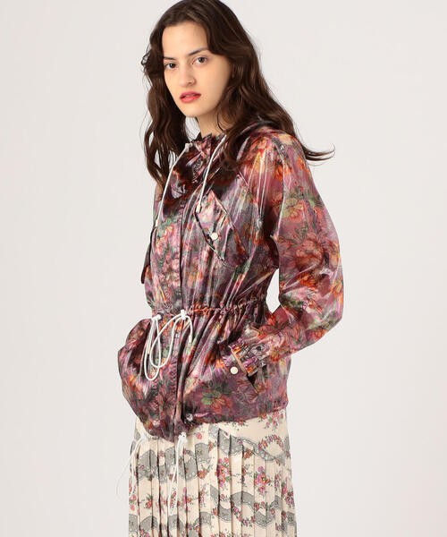 ISABEL MARANT OLAZ ポリエステルナイロン プリントブルゾン