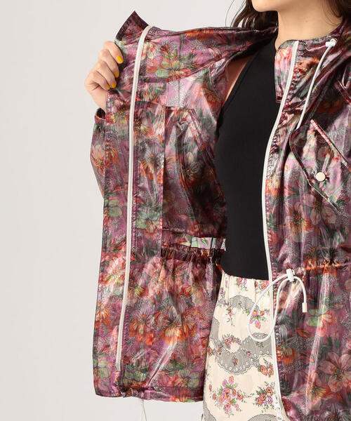 ISABEL MARANT(イザベルマラン)の「ISABEL MARANT OLAZ ポリエステルナイロン プリントブルゾン(ブルゾン・レディース・パープル系その他4・34)」の2枚目の写真