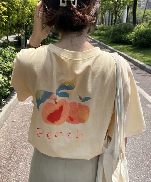 Dita(ディータ)の「Sweet Fruits Tee(Tシャツ)(Tシャツ/カットソー・レディース・ホワイト/ナチュラル・S/M/L/XL/XXL)」の2枚目の写真