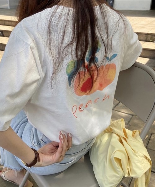 Dita(ディータ)の「Sweet Fruits Tee(Tシャツ)(Tシャツ/カットソー・レディース・ホワイト/ナチュラル・S/M/L/XL/XXL)」の1枚目の写真