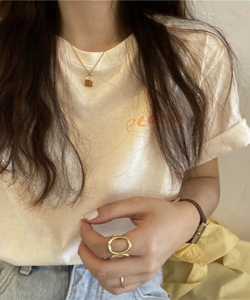 Dita(ディータ)の「Sweet Fruits Tee(Tシャツ)(Tシャツ/カットソー・レディース・ホワイト/ナチュラル・S/M/L/XL/XXL)」の4枚目の写真