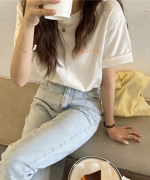 Dita(ディータ)の「Sweet Fruits Tee(Tシャツ)(Tシャツ/カットソー・レディース・ホワイト/ナチュラル・S/M/L/XL/XXL)」の6枚目の写真
