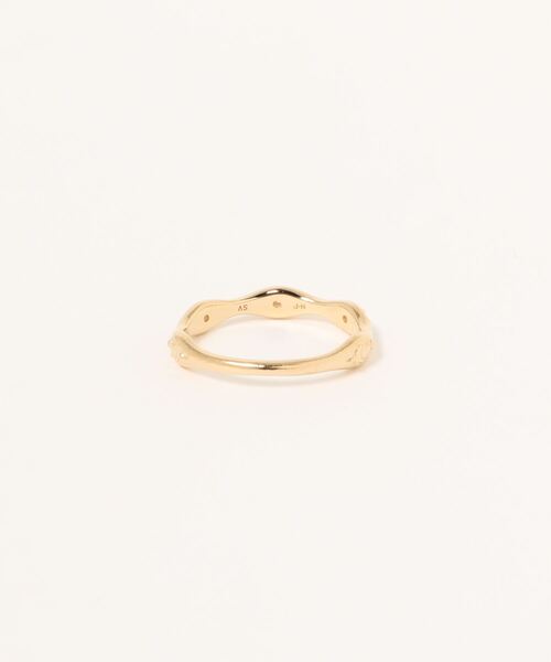 ノワールドプーぺ　オパール　ホワイトサファイア　リング　11号　K10 セール】K10 10th Anniv. オパール X ホワイトサファイア リング