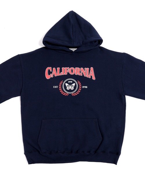 Figments（フィグメンツ）の「CALIFORNIAパーカー（パーカー・レディース・ネイビー/オートミール・FREE）」の4枚目の写真