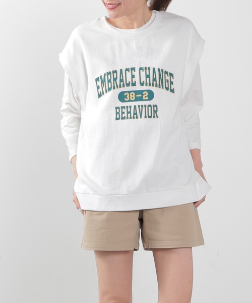 Honeys(ハニーズ)の「ロゴベスト(ベスト・レディース・スミクロ/ホワイト/イエロー/パープル/グリーン/杢グレー・S/L/M)」の8枚目の写真