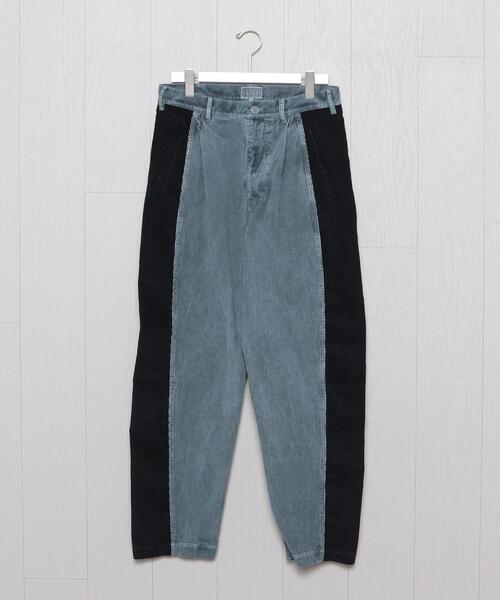 C.E(シーイー)の「<C.E>SIDE PANEL PANTS/パンツ.(デニムパンツ・メンズ・グレー/オリーブ・M/S)」の2枚目の写真