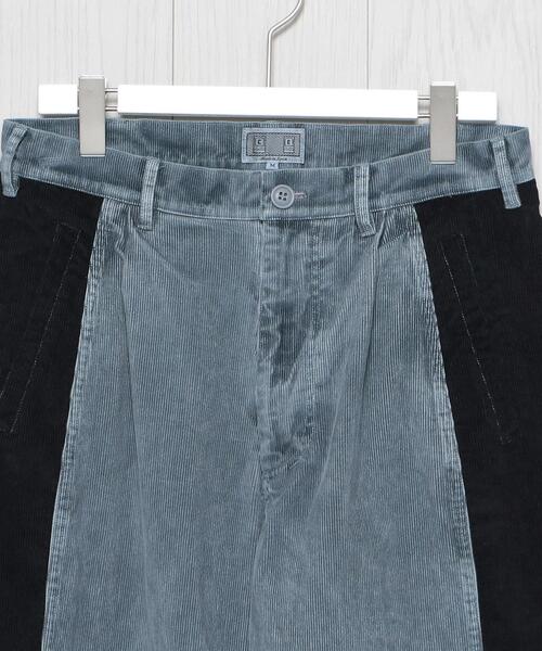 C.E(シーイー)の「<C.E>SIDE PANEL PANTS/パンツ.(デニムパンツ・メンズ・グレー/オリーブ・M/S)」の4枚目の写真
