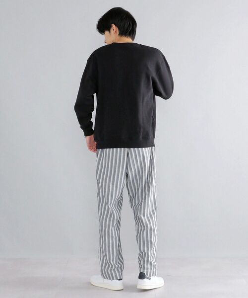 SHIPS（シップス）の「*SHIPS: LIBERTY プリント SHIPS ロゴ ユニセックス クルーネック スウェット （トレーナー）（スウェット・メンズ・ブラック/ベージュ/ネイビー/グレー・SMALL/MEDIUM/LARGE/X-LARGE）」の12枚目の写真