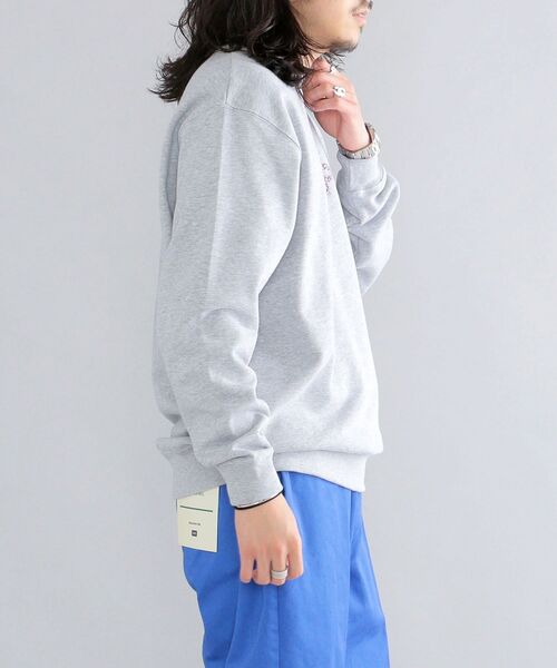 SHIPS（シップス）の「*SHIPS: LIBERTY プリント SHIPS ロゴ ユニセックス クルーネック スウェット （トレーナー）（スウェット・メンズ・ブラック/ベージュ/ネイビー/グレー・SMALL/MEDIUM/LARGE/X-LARGE）」の17枚目の写真