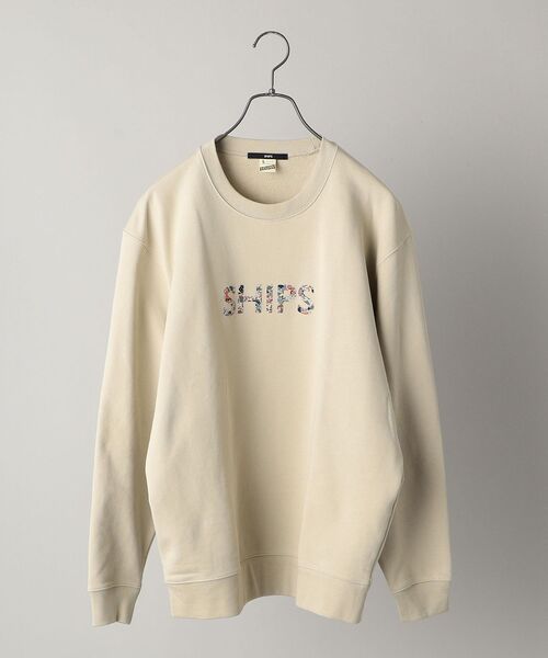 SHIPS（シップス）の「*SHIPS: LIBERTY プリント SHIPS ロゴ ユニセックス クルーネック スウェット （トレーナー）（スウェット・メンズ・ブラック/ベージュ/ネイビー/グレー・SMALL/MEDIUM/LARGE/X-LARGE）」の22枚目の写真