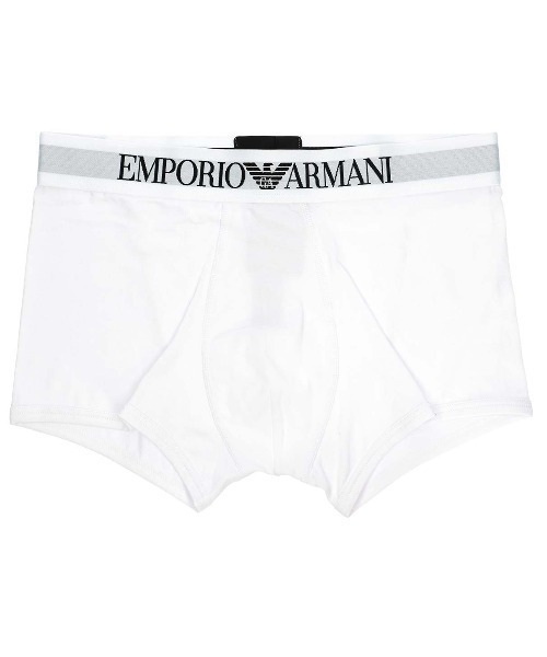 [EMPORIO ARMANI UW] コットンクラシック光沢ロゴバンドブリーフ ASV ブリーフ オーガニックコットン メガロゴ | Emporio Armani